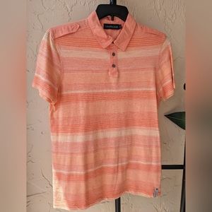 Linen Cotton Buttoned Polo Shirt